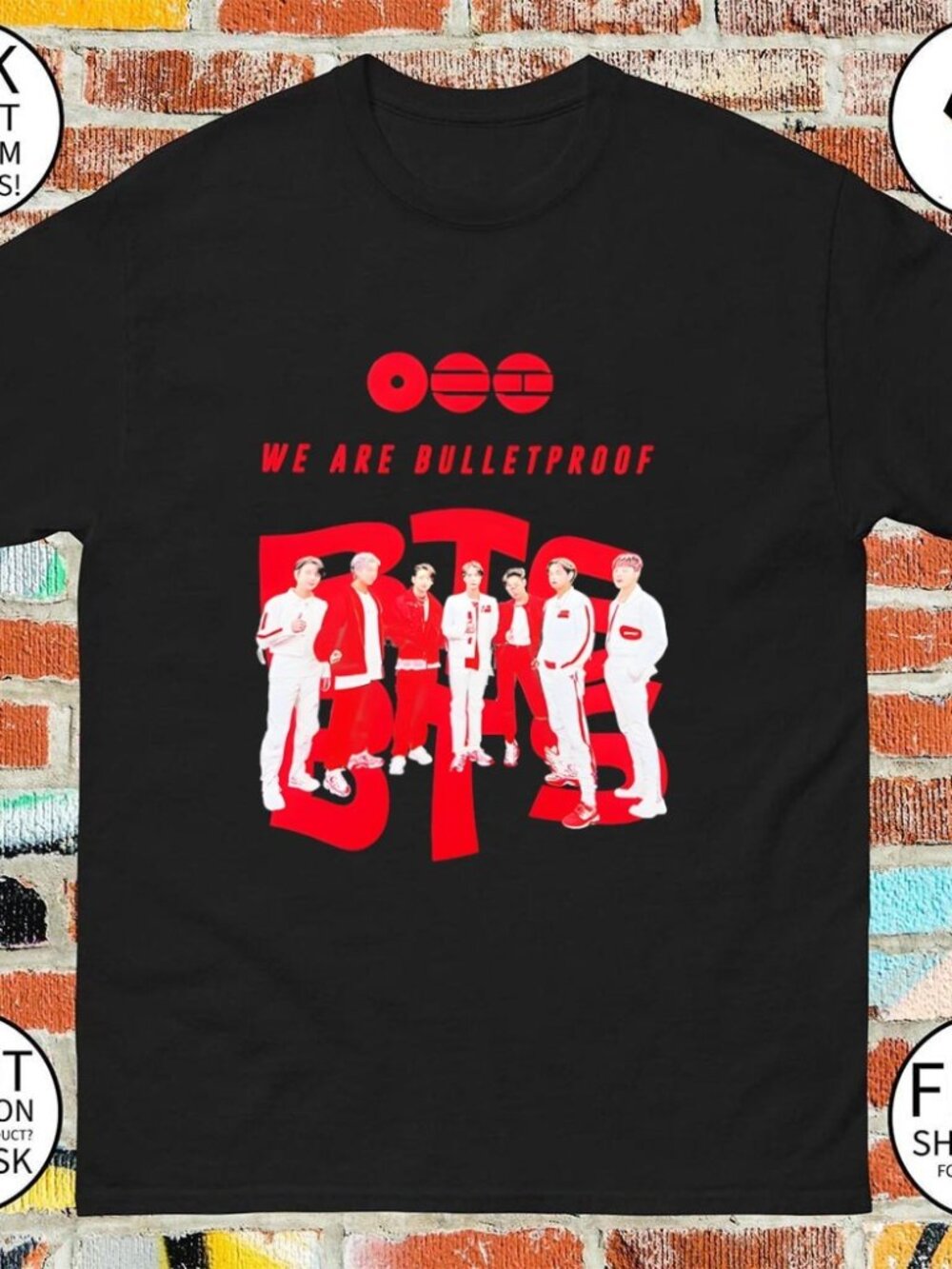 BTS we are bulletproof World tour 2026 shirt
